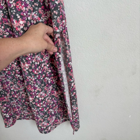 American Eagle Floral Maxi Dress with sleeves- size small NWOT - Picture 3 of 11